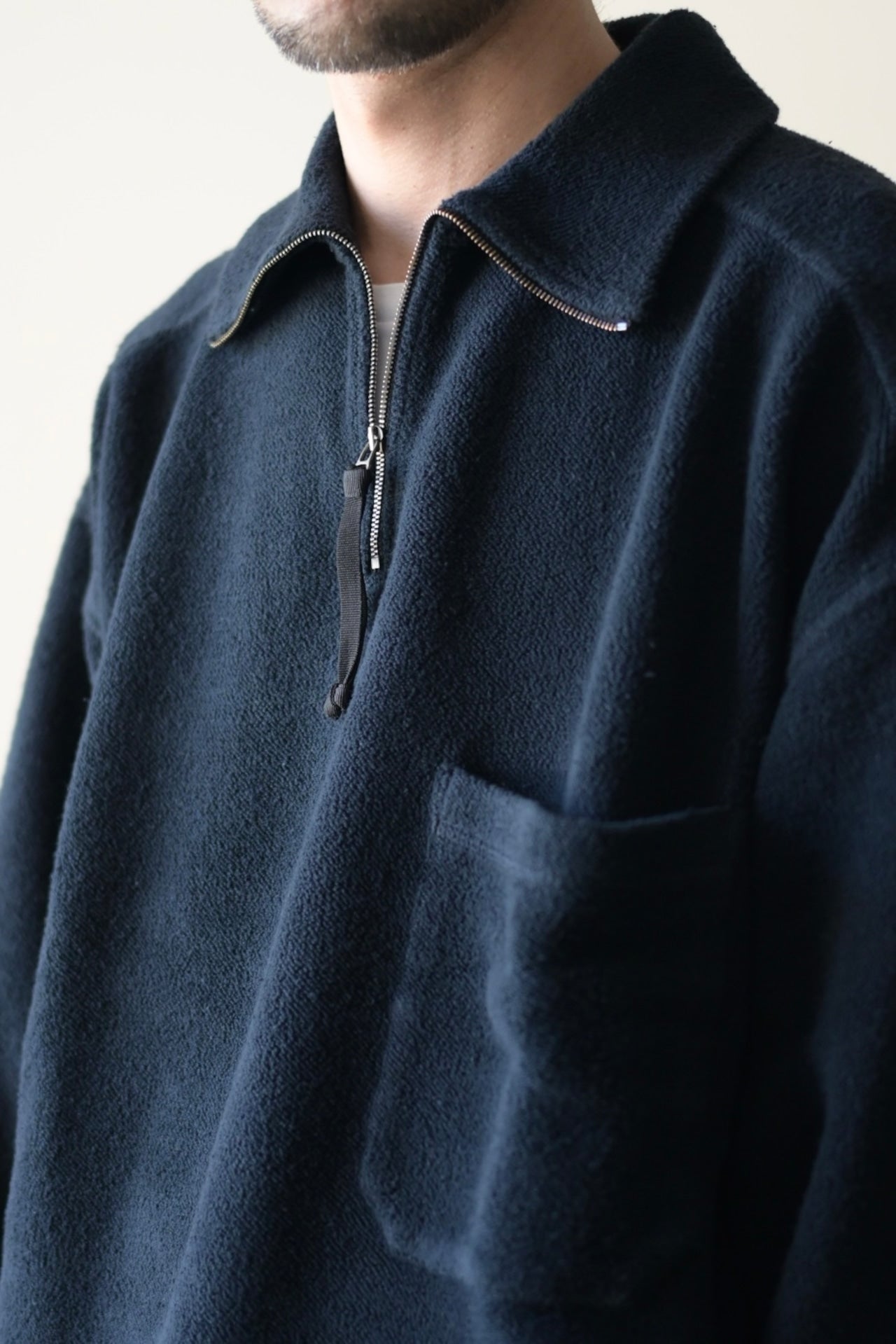 phebus - Sulfur Dye Fleece Pull Over
