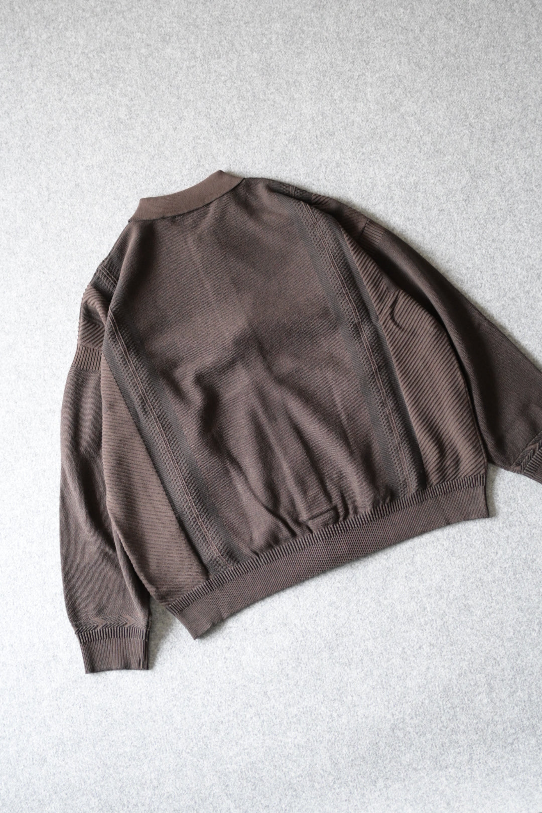 YASHIKI - Kokuu Collar Cardigan [BROWN]