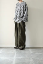 YASHIKI - Ochiba mohair Knit [MIX-GRAY]
