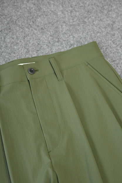 SAYATOMO - 1-Tack Nylon Trousers [KHAKI]