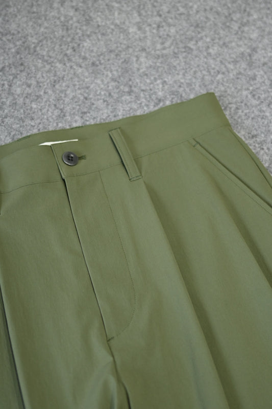 SAYATOMO - 1-Tack Nylon Trousers [KHAKI]