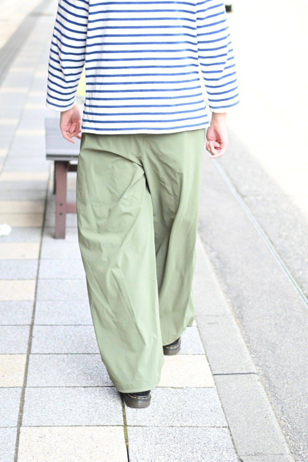 SAYATOMO - 1-Tack Nylon Trousers [KHAKI]