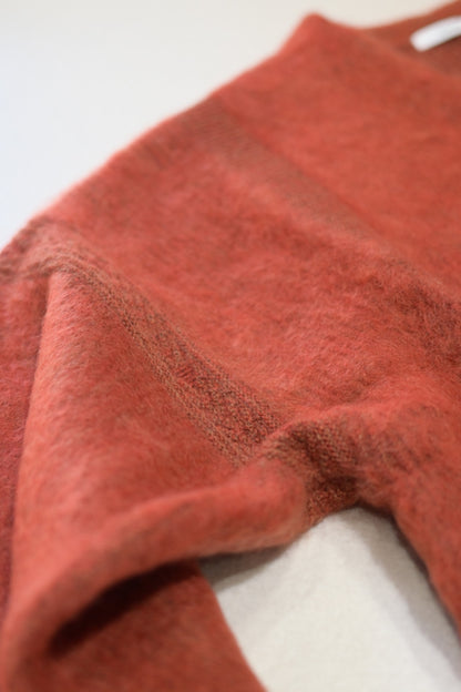 YASHIKI - Akane mohair Cardigan [ORANGE]