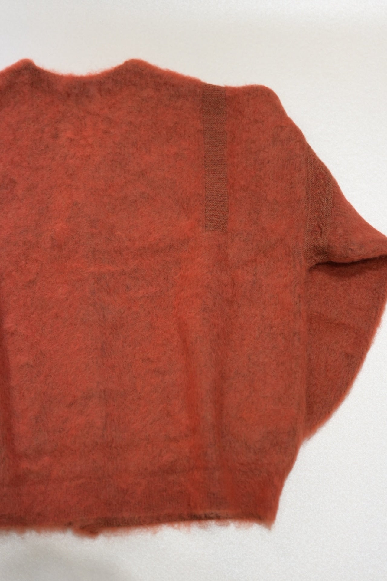 YASHIKI - Akane mohair Cardigan [ORANGE]