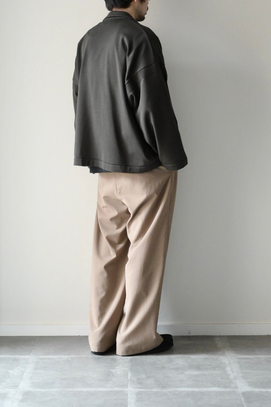 YASHIKI (ヤシキ) - Seion Short Double Jacket [DARK-OLIVE]