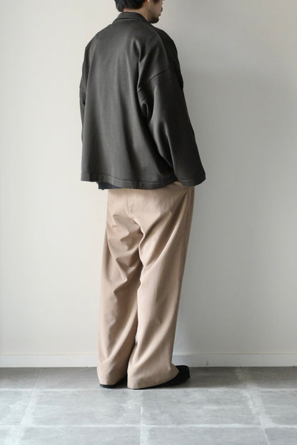 YASHIKI (ヤシキ) - Seion Short Double Jacket [DARK-OLIVE]