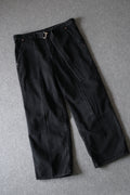phebus フィーバス SULFUR DYE DENIM BELTED PANTS BLACK