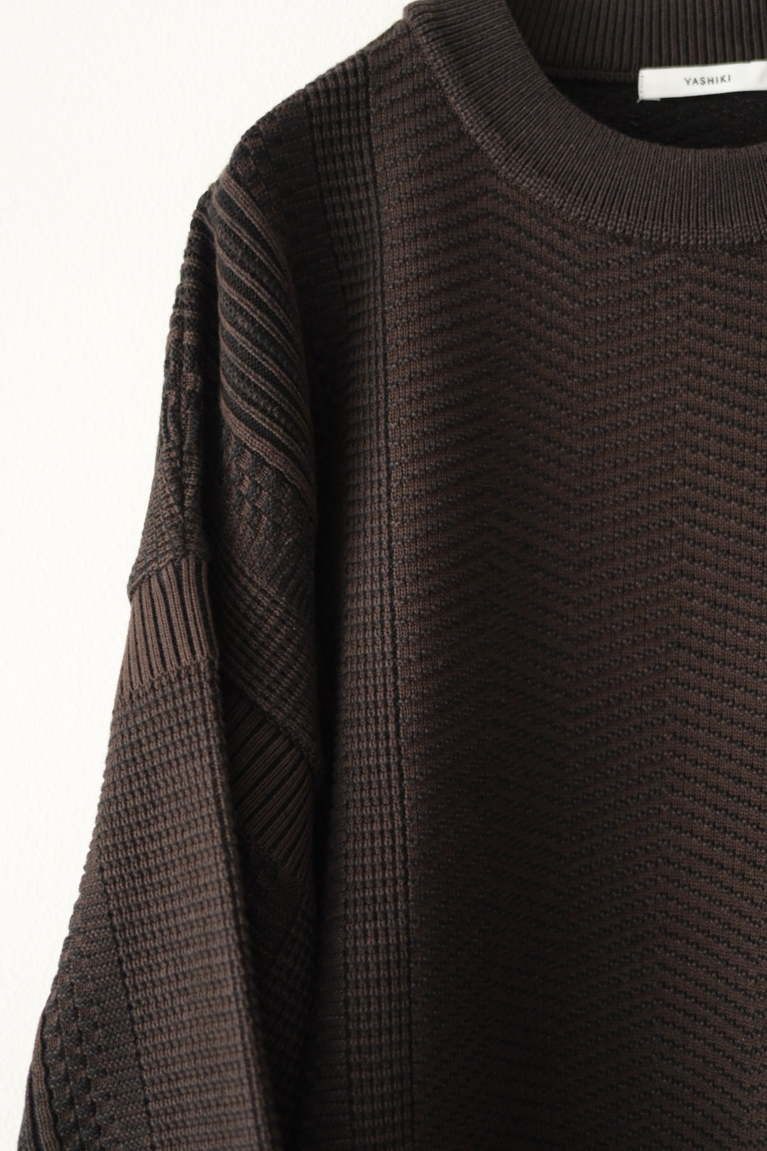 YASHIKI - Yunagi Knit [BROWN]