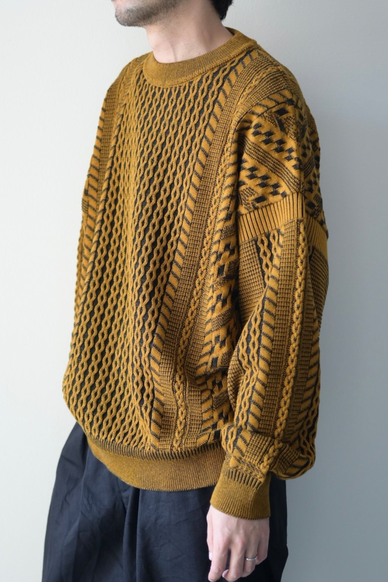 YASHIKI - Fubuki Knit [MUSTARD]