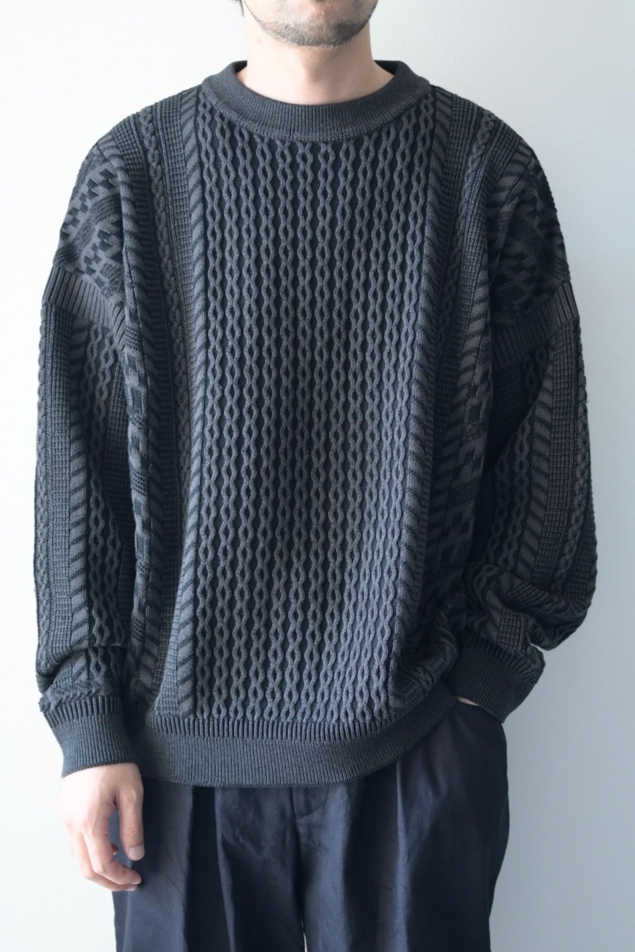 YASHIKI - Fubuki Knit [BLACK]