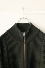 YASHIKI - Akiiro Drivers Knit [DARK-OLIVE]