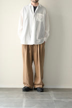 Blanc YM  - Superior Cotton Wide Shirts [White]