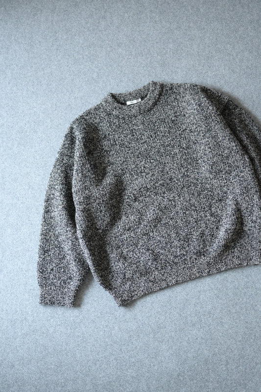 YASHIKI - Shusetsu Boucle Knit [MIX-GRAY]