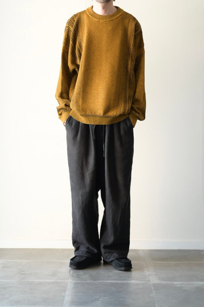 YASHIKI - Yunagi Knit [MUSTARD]