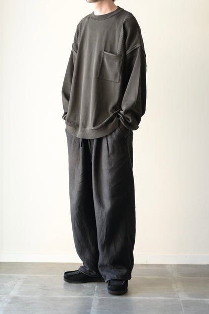 YASHIKI - Akiyo Knit [DARK-OLIVE]