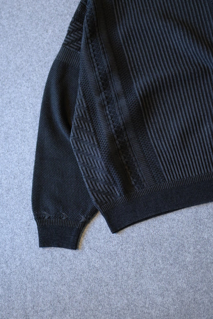YASHIKI - Yukishiro Knit [BLACK]