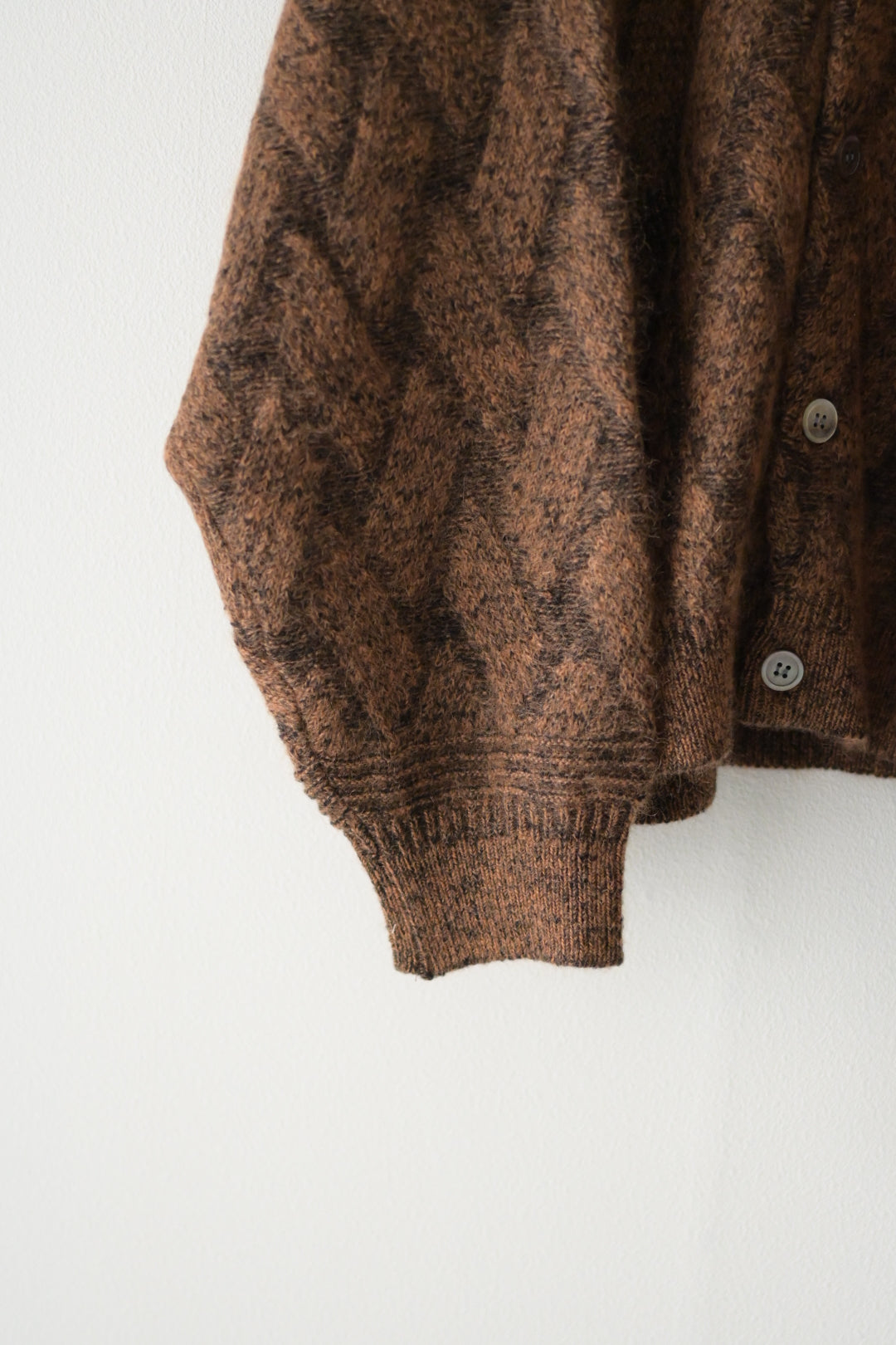 YASHIKI - Ochiba mohair Cardigan [ORANGE]