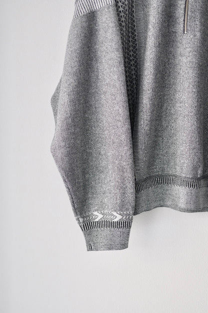 YASHIKI - Kanto Zip Polo [MIX-GRAY]