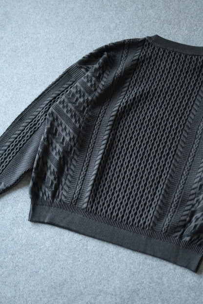 YASHIKI - Fubuki Knit [BLACK]