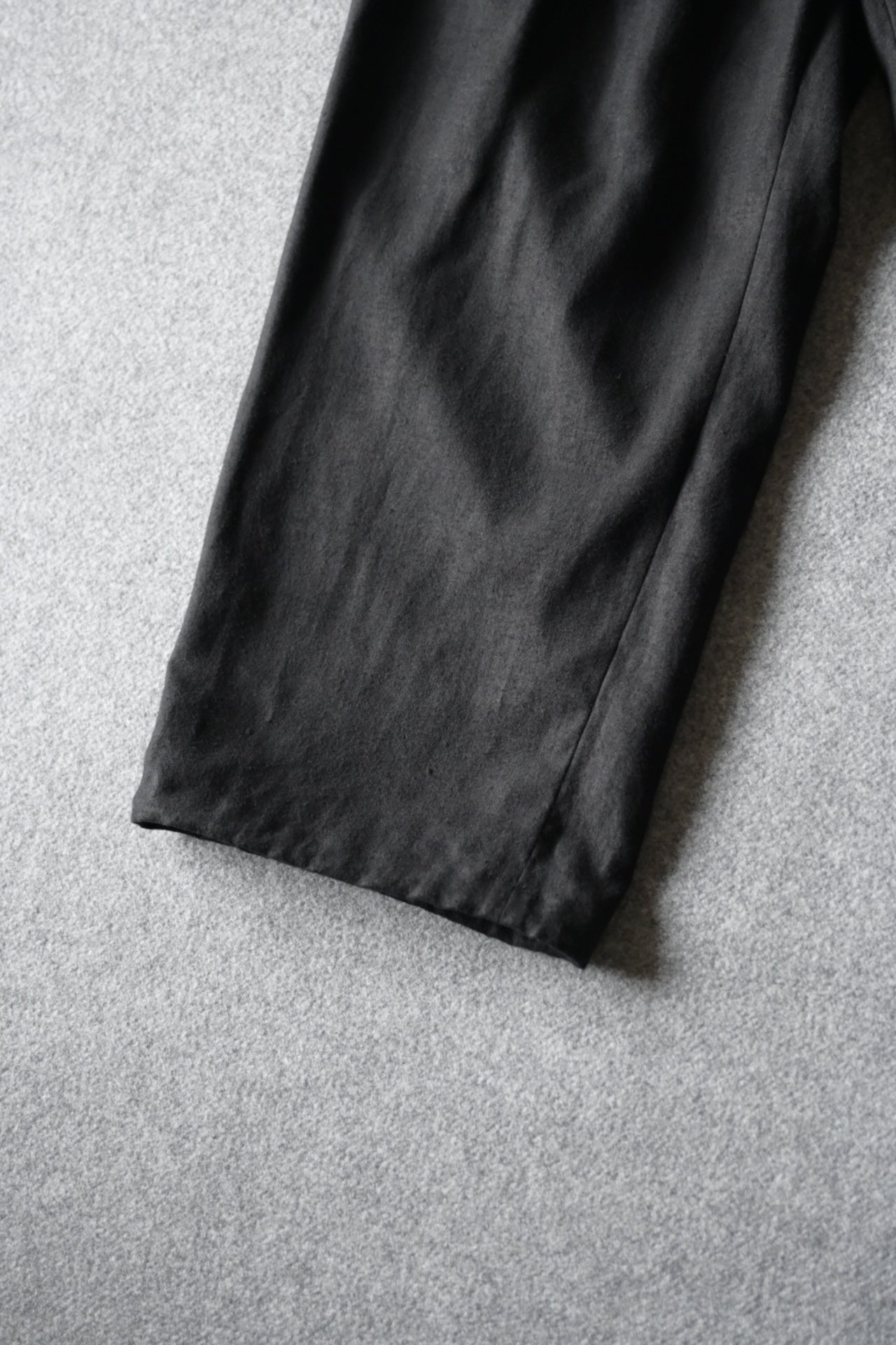 Blanc YM - HEMP BROWSING PANTS [BLACK]