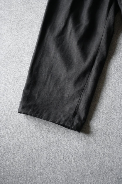 Blanc YM - HEMP BROWSING PANTS [BLACK]