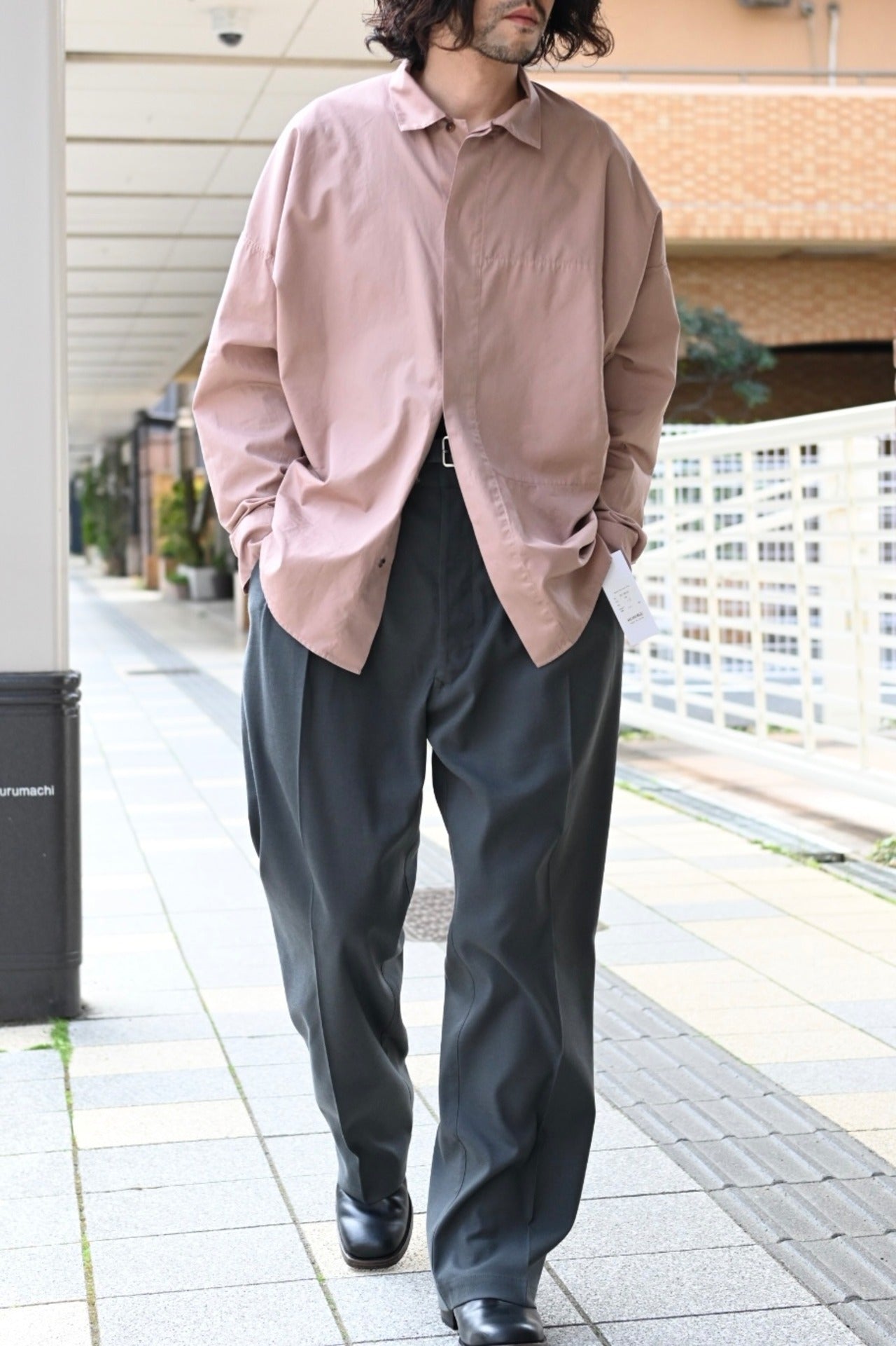 phebus - Doublecloth Three Tuck Pants