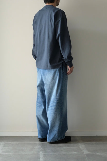 wonderland - Stitch L/S T-shirts [CHARCOAL]