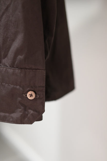phebus - GARMENT DYE COTTON SHIRTS [COCOA]
