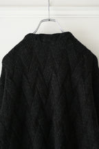 YASHIKI - Ochiba mohair Cardigan [BLACK]