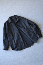Yamauchi - Hemp flannel shirt jacket