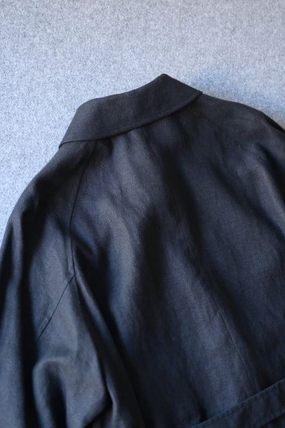 Blanc YM - HEMP OVERSIZE BALMACAN COAT