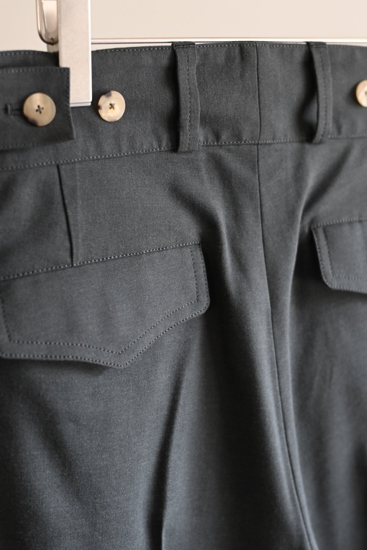 phebus - Doublecloth Three Tuck Pants