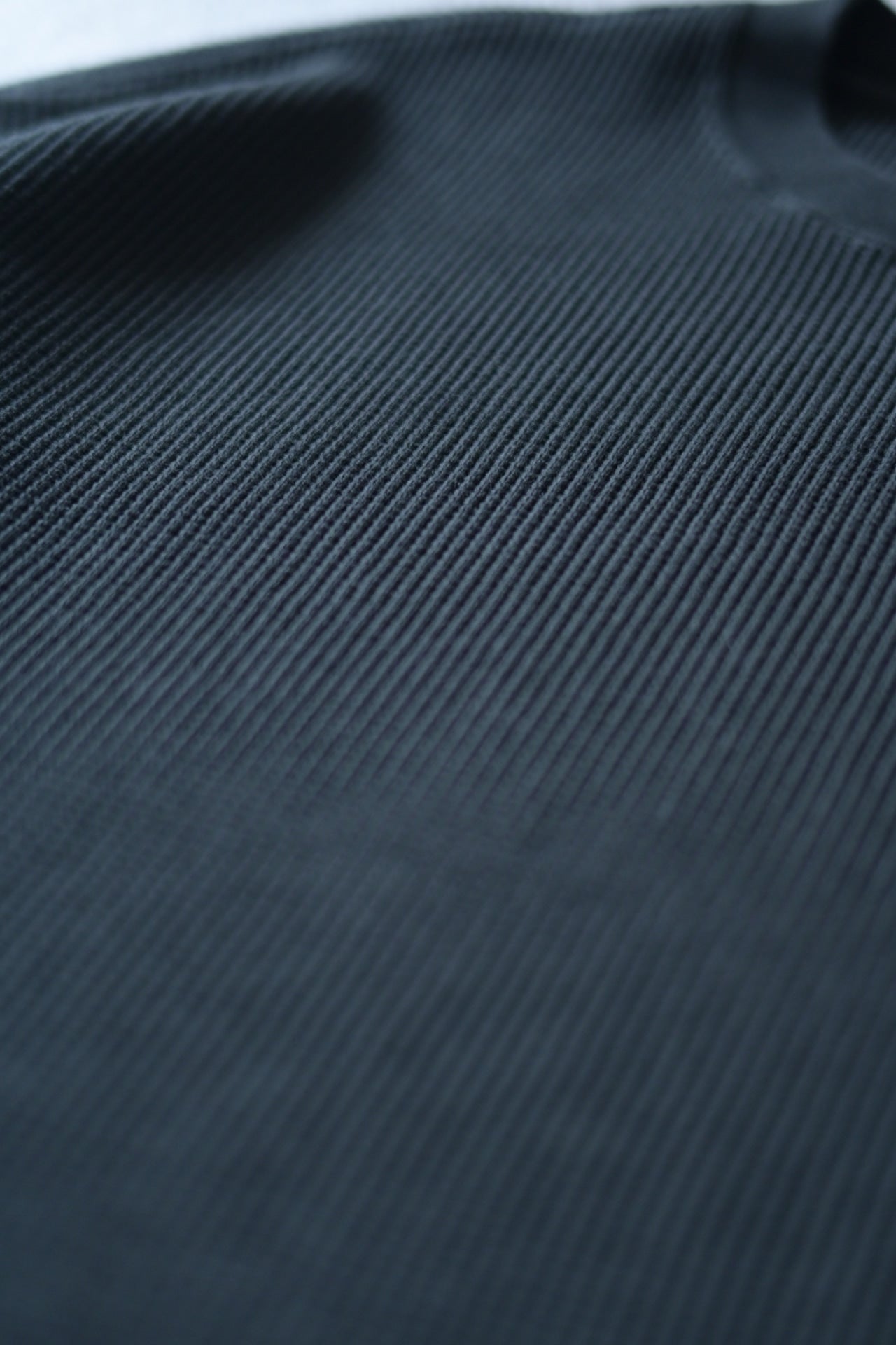 wonderland - Waffle L/S [BLACK]
