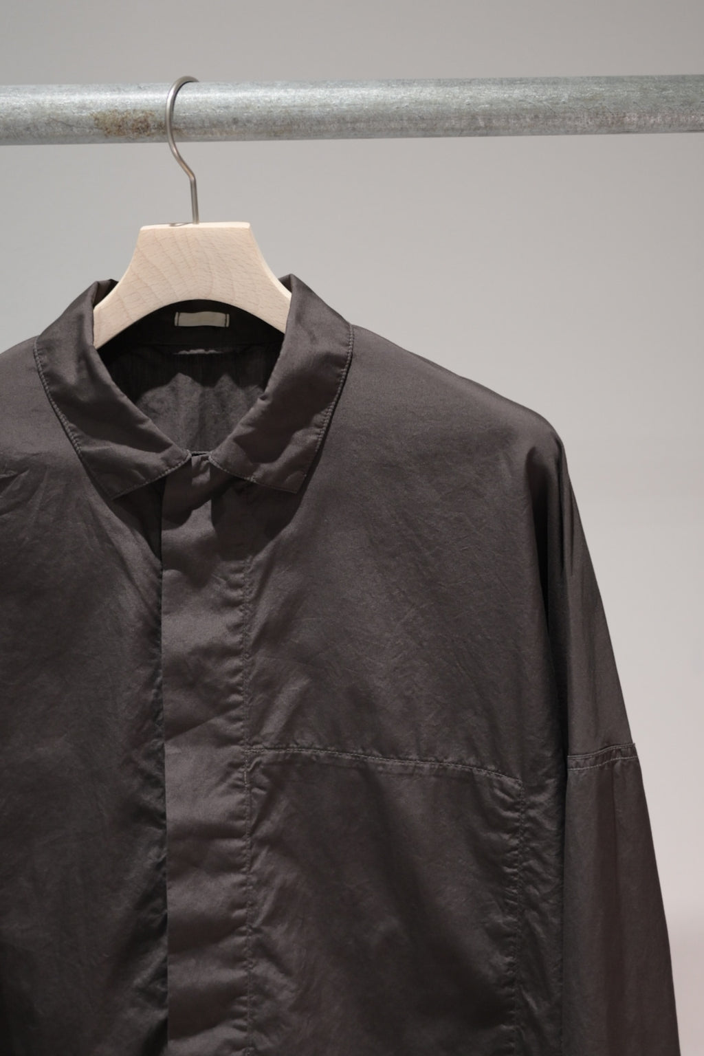 phebus  - GARMENT DYE COTTON SHIRTS [COCOA]