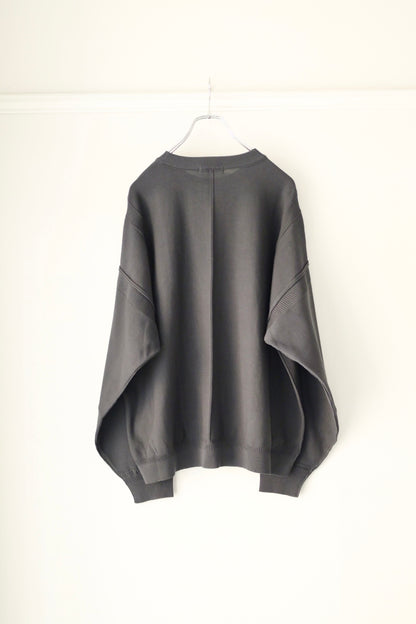 YASHIKI (ヤシキ) - Mebuki Knit [CHARCOAL]