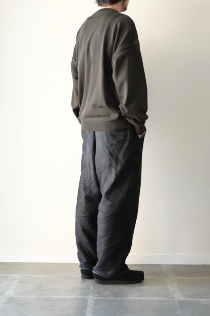 YASHIKI - Akiyo Knit [DARK-OLIVE]