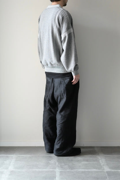 YASHIKI - Kanto Zip Polo [MIX-GRAY]