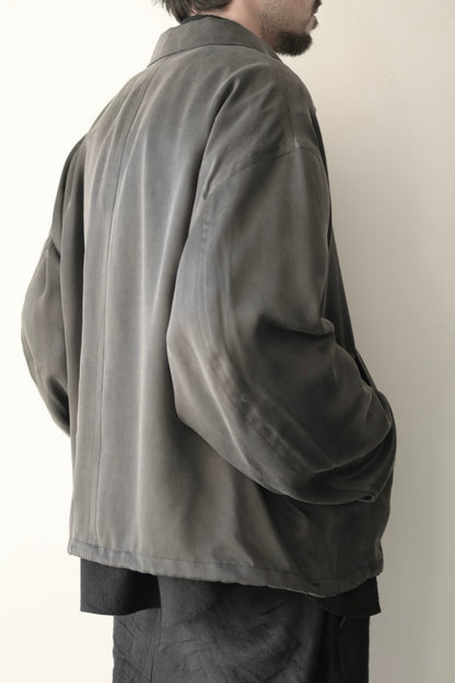 Blanc YM - Cupro Drizzer JKT