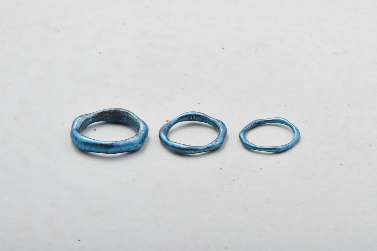 __22[ニニ] Ring - Uneven Slate 1