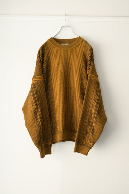 YASHIKI - Yunagi Knit [MUSTARD]