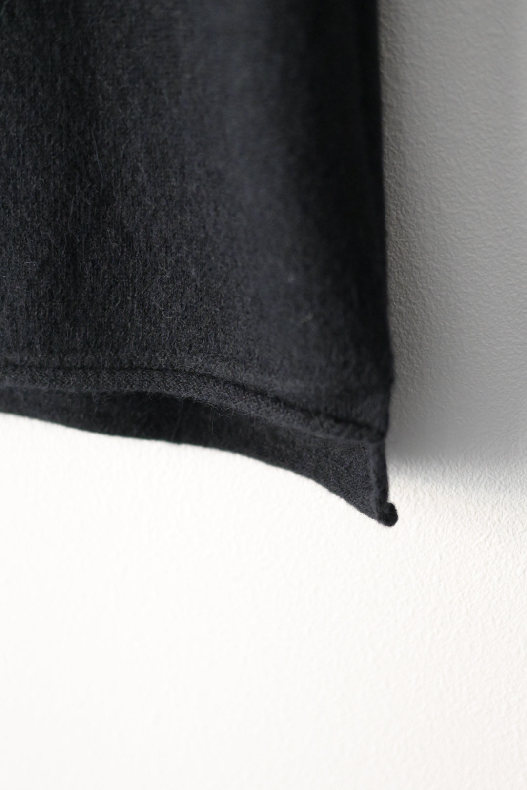 Blanc YM - Baby Alpaca Muffler [BLACK]