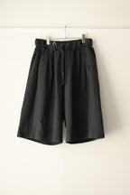 Blanc YM ブランワイエム Cotton Buggy Half Pants ブラック