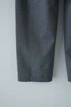 SAYATOMO - 2-Tack Herringbone Wide Slacks