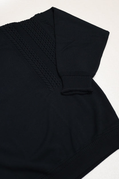 YASHIKI - Hatsuyuki Skipper Knit [BLACK]
