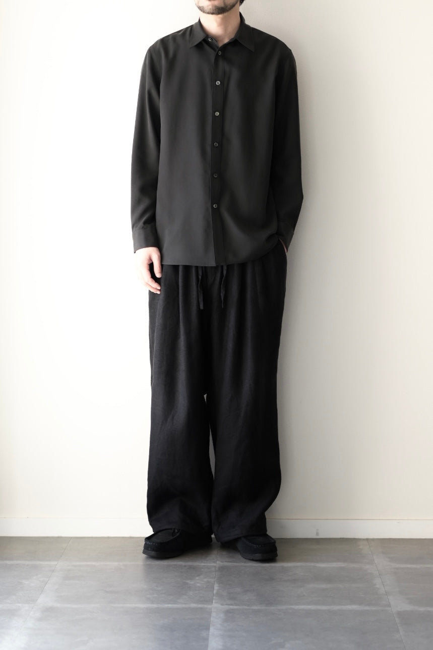 山内 - ビンテージシルクギャバ・スタンダードシャツ