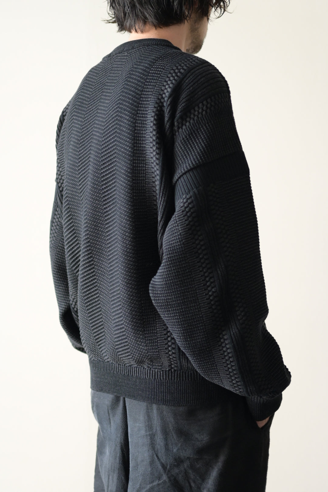 YASHIKI - Yunagi Knit [BLACK]