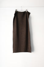 Blanc YM - Baby Alpaca Muffler [DEEP BROWN]