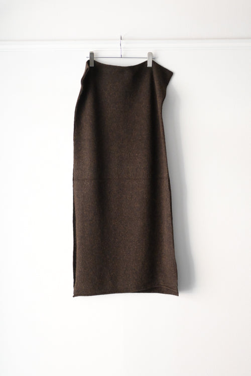 Blanc YM - Baby Alpaca Muffler [DEEP BROWN]
