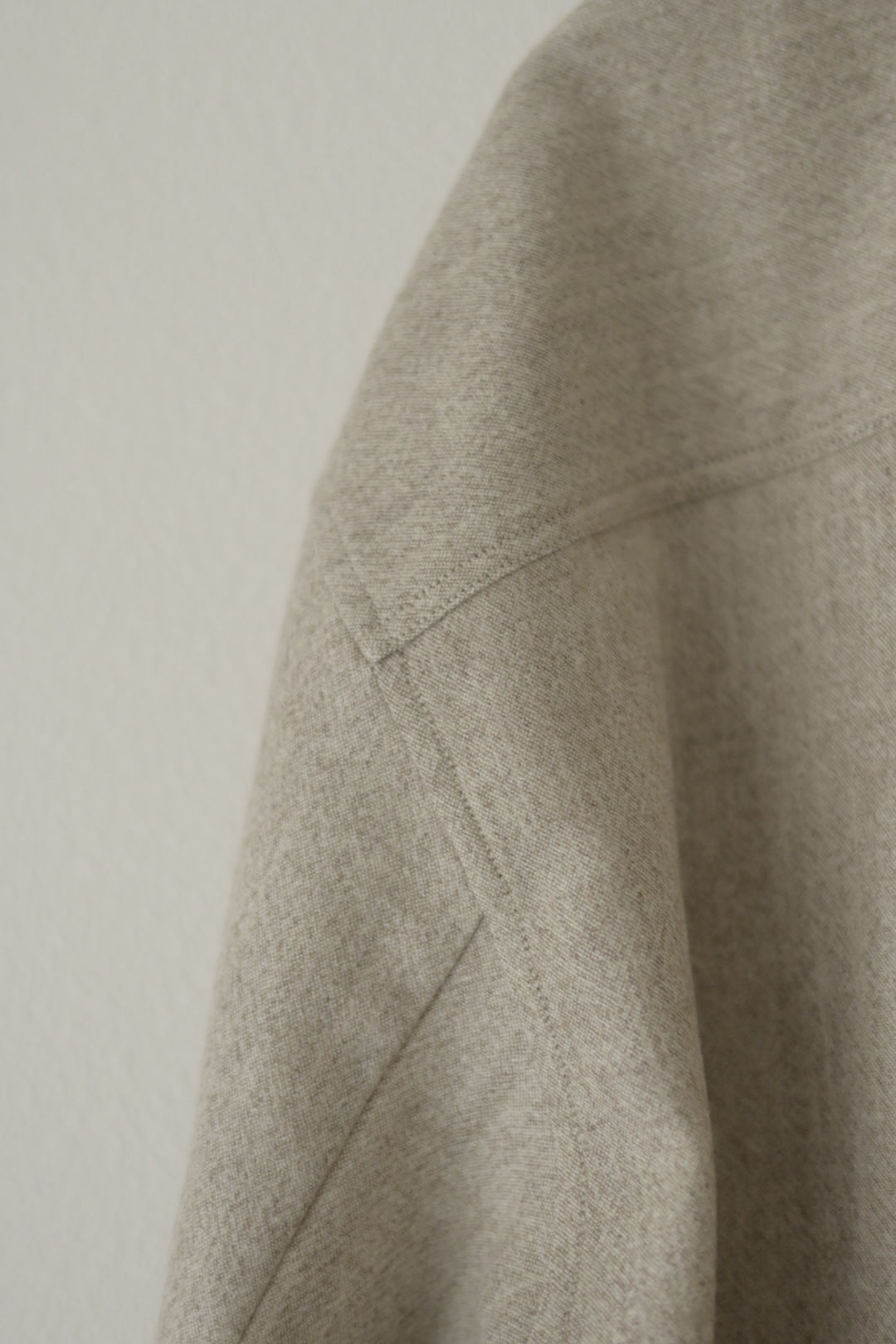 Yamauchi - Blue Fox x Yak x Wool Double Stitch Shirt