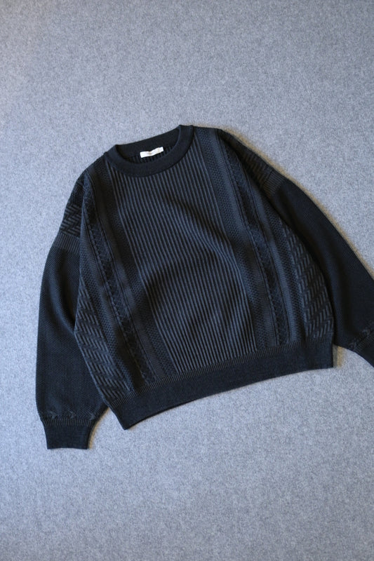 YASHIKI - Yukishiro Knit [BLACK]